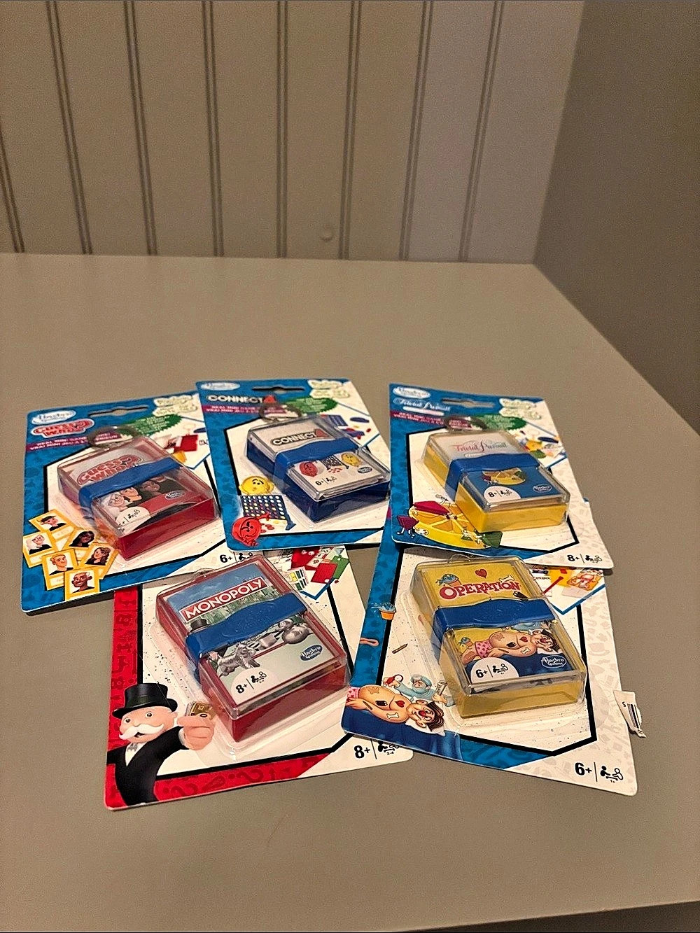 Hasbro Gaming Keychain Games Mini Set NWT